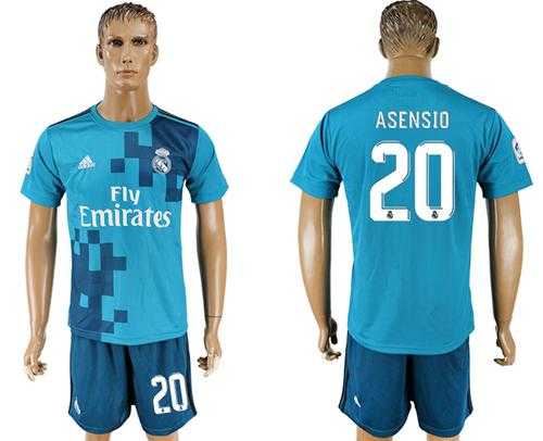 Real Madrid #20 Asensio Sec Away Soccer Club Jersey