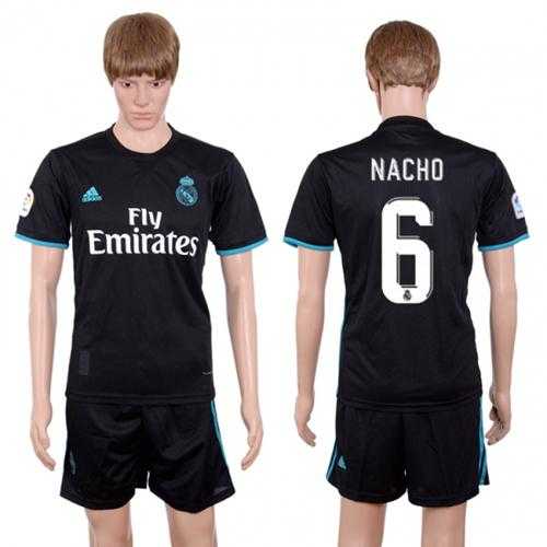 Real Madrid #6 Nacho Away Soccer Club Jersey