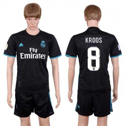 Real Madrid #8 Kroos Away Soccer Club Jersey