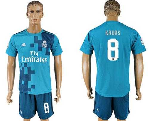 Real Madrid #8 Kroos Sec Away Soccer Club Jersey