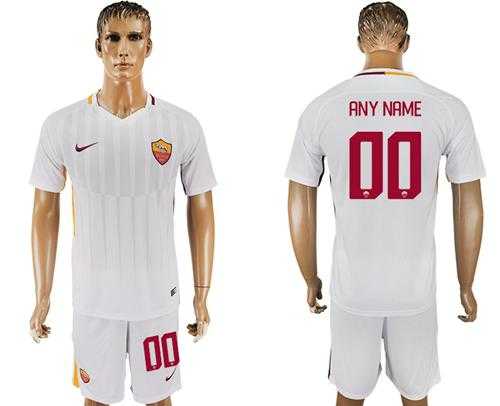 Roma Personalized Away Soccer Club Jersey