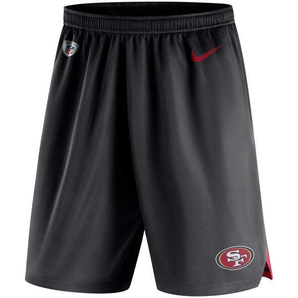 San Francisco 49ers Nike Knit Performance Shorts - Black