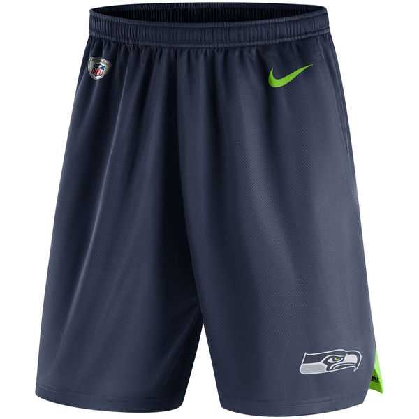 Seattle Seahawks Nike Knit Performance Shorts - College Navy