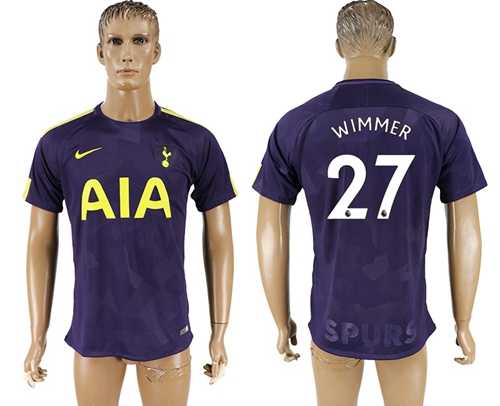 Tottenham Hotspur #27 Wimmer Sec Away Soccer Club Jersey