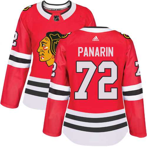 Women's Adidas Chicago Blackhawks #72 Artemi Panarin Red Home Authentic Stitched NHL
