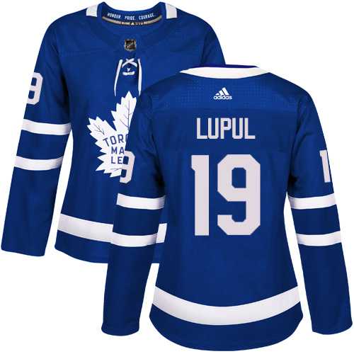 Women's Adidas Toronto Maple Leafs #19 Joffrey Lupul Blue Home Authentic Stitched NHL