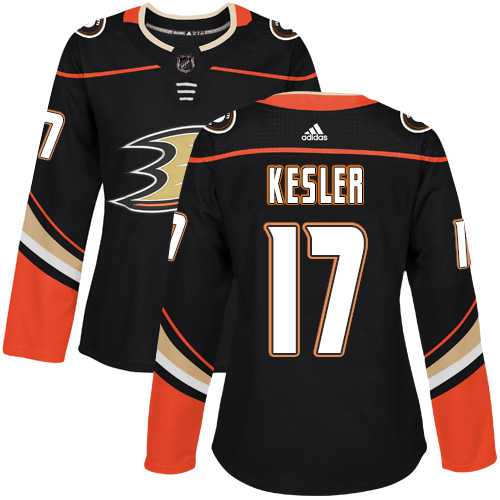 Women's Adidas Anaheim Ducks #17 Ryan Kesler Black Home Authentic Stitched NHL Jersey