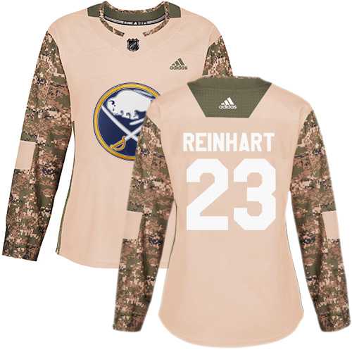 Women's Adidas Buffalo Sabres #23 Sam Reinhart Camo Authentic 2017 Veterans Day Stitched NHL Jersey