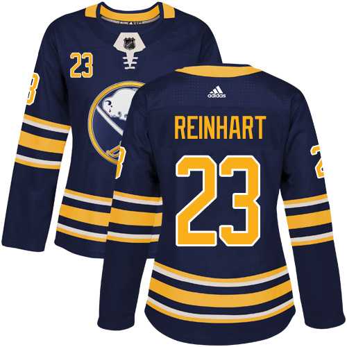 Women's Adidas Buffalo Sabres #23 Sam Reinhart Navy Blue Home Authentic Stitched NHL Jersey