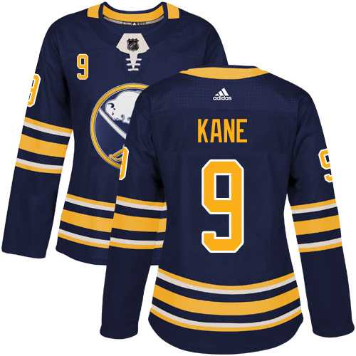 Women's Adidas Buffalo Sabres #9 Evander Kane Navy Blue Home Authentic Stitched NHL