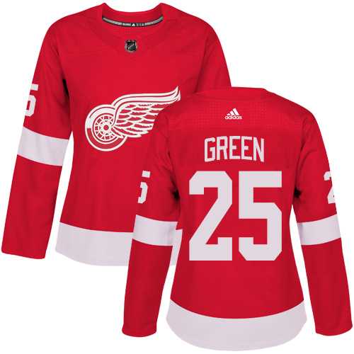 Women's Adidas Detroit Red Wings #25 Mike Green Red Home Authentic Stitched NHL Jersey Women's Adidas Detroit Red Wings #25 Mike Green Red Home Authentic Stitched NHL Jersey