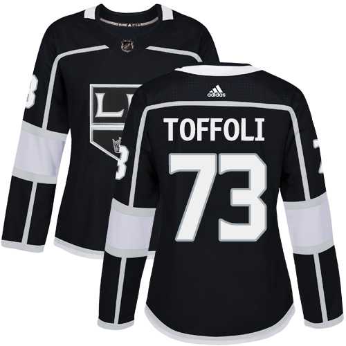 Women's Adidas Los Angeles Kings #73 Tyler Toffoli Black Home Authentic Stitched NHL Jersey