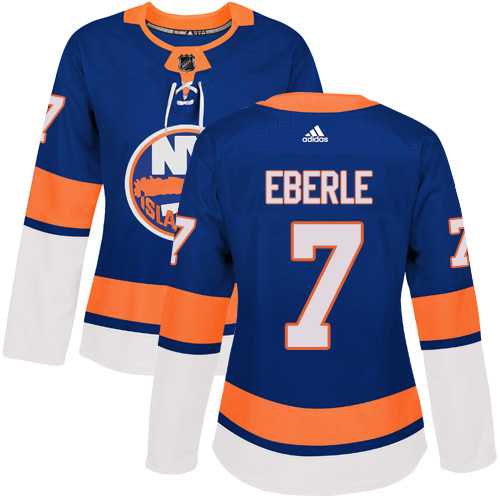 Women's Adidas New York Islanders #7 Jordan Eberle Royal Blue Home Authentic Stitched NHL Jersey