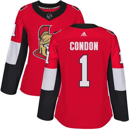 Women's Adidas Ottawa Senators #1 Mike Condon Red Home Authentic Stitched NHL Jersey Women's Adidas Ottawa Senators #1 Mike Condon Red Home Authentic Stitched NHL Jersey