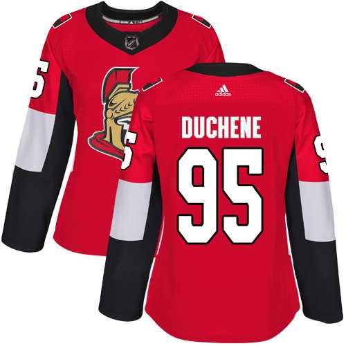 Women's Adidas Ottawa Senators #95 Matt Duchene Red Home Authentic Stitched NHL Jersey