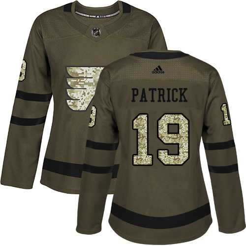 Women's Adidas Philadelphia Flyers #19 Nolan Patrick Green Salute to Service Stitched NHL