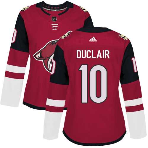 Women's Adidas Phoenix Coyotes #10 Anthony Duclair Maroon Home Authentic Stitched NHL