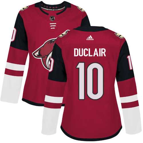 Women's Adidas Phoenix Coyotes #10 Anthony Duclair Maroon Home Authentic Stitched NHL Women's Adidas Phoenix Coyotes #10 Anthony Duclair Maroon Home Authentic Stitched NHL