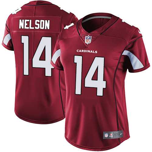 Women's Nike Arizona Cardinals #14 J.J. Nelson Red Team Color Stitched NFL Vapor Untouchable Limited Jersey Women's Nike Arizona Cardinals #14 J.J. Nelson Red Team Color Stitched NFL Vapor Untouchable Limited Jersey