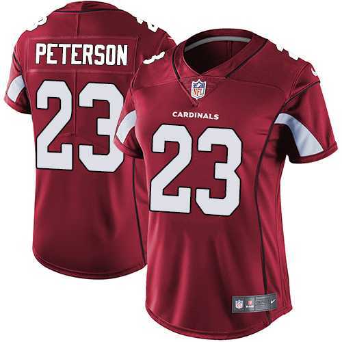 Women's Nike Arizona Cardinals #23 Adrian Peterson Red Team Color Stitched NFL Vapor Untouchable Limited Jersey Women's Nike Arizona Cardinals #23 Adrian Peterson Red Team Color Stitched NFL Vapor Untouchable Limited Jersey