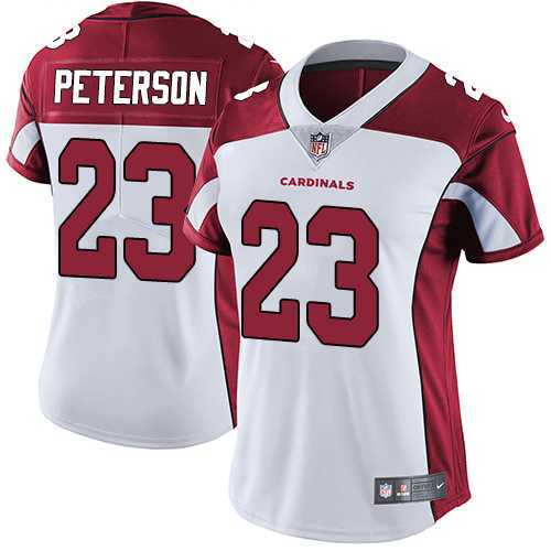 Women's Nike Arizona Cardinals #23 Adrian Peterson White Stitched NFL Vapor Untouchable Limited Jersey