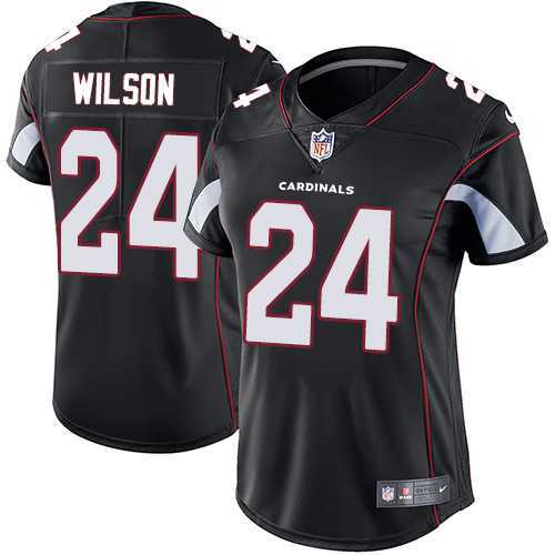 Women's Nike Arizona Cardinals #24 Adrian Wilson Black Alternate Stitched NFL Vapor Untouchable Limited Jersey