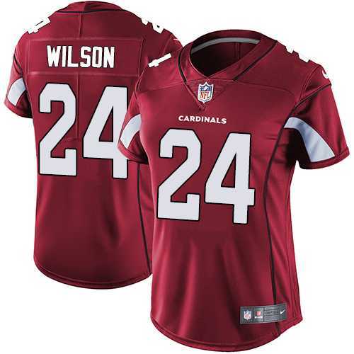 Women's Nike Arizona Cardinals #24 Adrian Wilson Red Team Color Stitched NFL Vapor Untouchable Limited Jersey