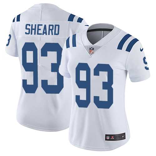 Women's Nike Indianapolis Colts #93 Jabaal Sheard White Stitched NFL Vapor Untouchable Limited Jersey Women's Nike Indianapolis Colts #93 Jabaal Sheard White Stitched NFL Vapor Untouchable Limited Jersey
