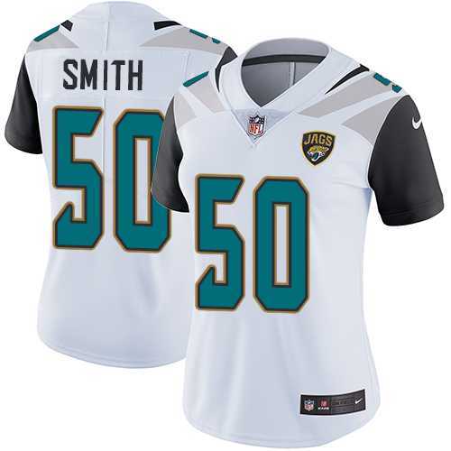 Women's Nike Jacksonville Jaguars #50 Telvin Smith White Stitched NFL Vapor Untouchable Limited Jersey