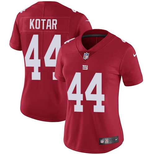 Women's Nike New York Giants #44 Doug Kotar Red Alternate Stitched NFL Vapor Untouchable Limited Jersey Women's Nike New York Giants #44 Doug Kotar Red Alternate Stitched NFL Vapor Untouchable Limited Jersey