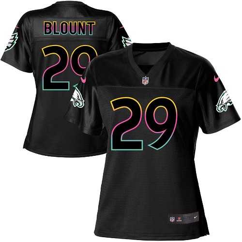 Women's Nike Philadelphia Eagles #29 LeGarrette Blount Black NFL Fashion Game Jersey