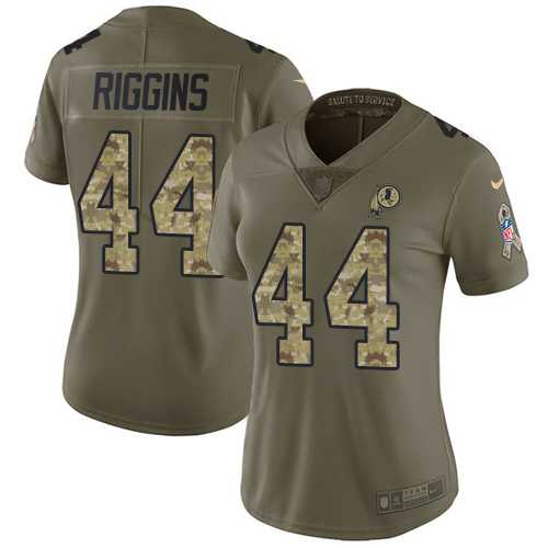 Women's Nike Washington Redskins #44 John Riggins Olive Camo Stitched NFL Limited 2017 Salute to Service Jersey Women's Nike Washington Redskins #44 John Riggins Olive Camo Stitched NFL Limited 2017 Salute to Service Jersey