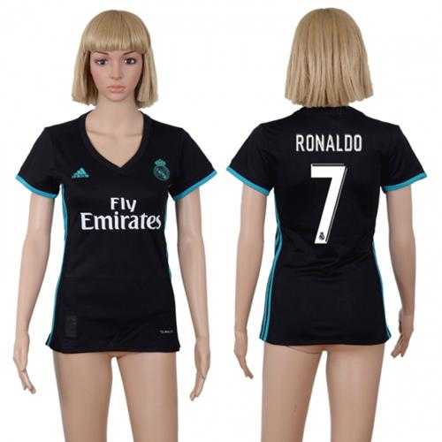 Women's Real Madrid #7 Ronaldo Away Soccer Club Jersey