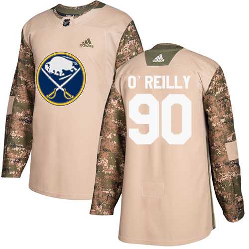 Youth Adidas Buffalo Sabres #90 Ryan O'Reilly Camo Authentic 2017 Veterans Day Stitched NHL Jersey