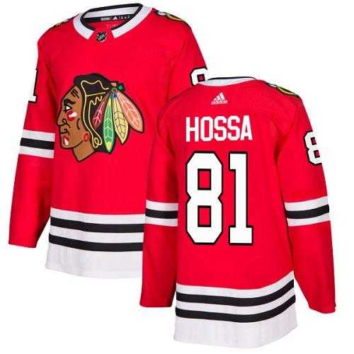 Youth Adidas Chicago Blackhawks #81 Marian Hossa Red Home Authentic Stitched NHL