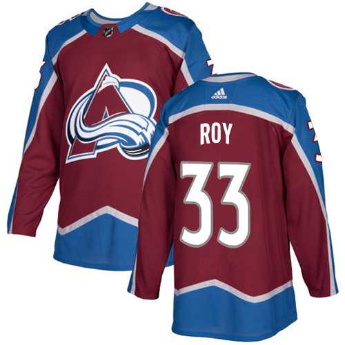 Youth Adidas Colorado Avalanche #33 Patrick Roy Burgundy Home Authentic Stitched NHL