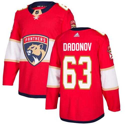 Youth Adidas Florida Panthers #63 Evgenii Dadonov Red Home Authentic Stitched NHL Jersey