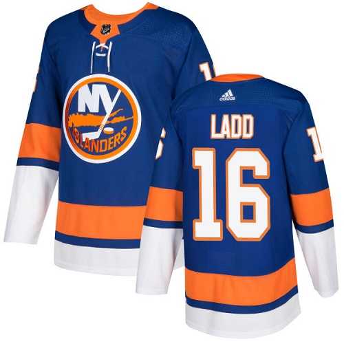 Youth Adidas New York Islanders #16 Andrew Ladd Royal Blue Home Authentic Stitched NHL Jersey