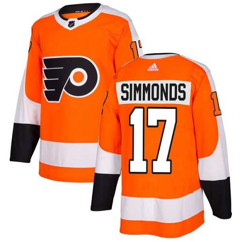 Youth Adidas Philadelphia Flyers #17 Wayne Simmonds Orange Home Authentic Stitched NHL