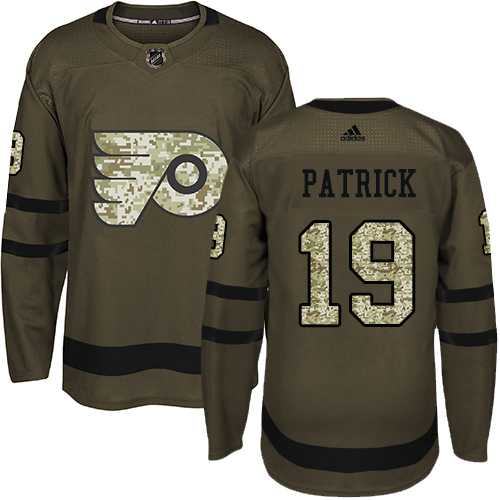 Youth Adidas Philadelphia Flyers #19 Nolan Patrick Green Salute to Service Stitched NHL Youth Adidas Philadelphia Flyers #19 Nolan Patrick Green Salute to Service Stitched NHL