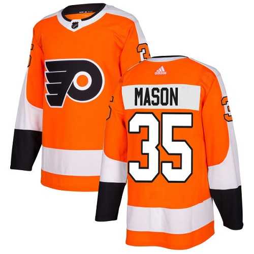 Youth Adidas Philadelphia Flyers #35 Steve Mason Orange Home Authentic Stitched NHL