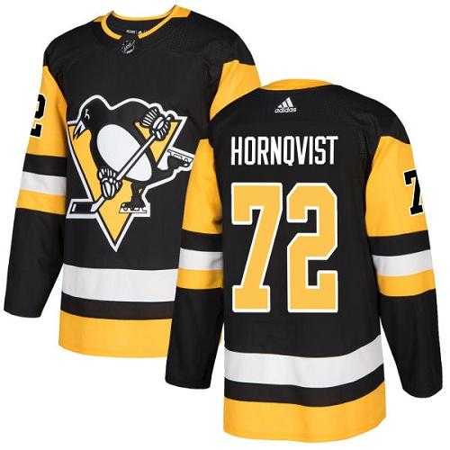 Youth Adidas Pittsburgh Penguins #72 Patric Hornqvist Black Home Authentic Stitched NHL