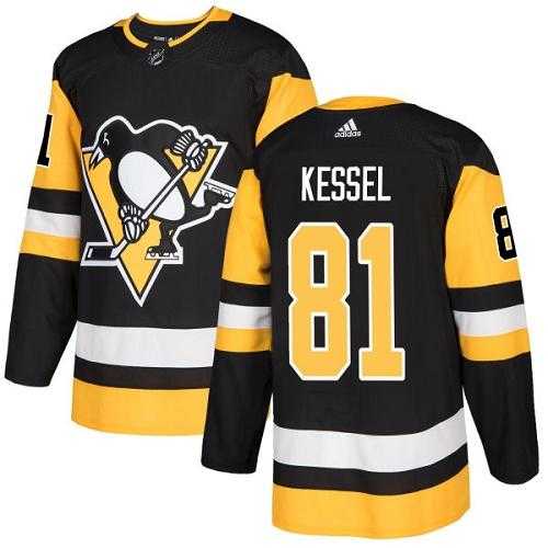 Youth Adidas Pittsburgh Penguins #81 Phil Kessel Black Home Authentic Stitched NHL