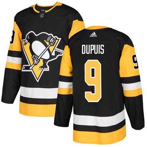 Youth Adidas Pittsburgh Penguins #9 Pascal Dupuis Black Home Authentic Stitched NHL Youth Adidas Pittsburgh Penguins #9 Pascal Dupuis Black Home Authentic Stitched NHL