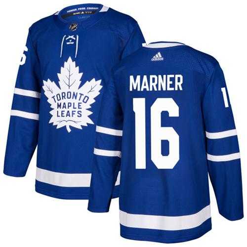 Youth Adidas Toronto Maple Leafs #16 Mitchell Marner Blue Home Authentic Stitched NHL