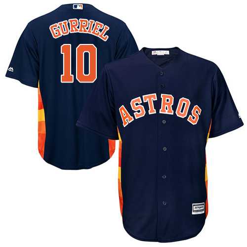 Youth Houston Astros #10 Yuli Gurriel Navy Blue Cool Base Stitched MLB Jersey Youth Houston Astros #10 Yuli Gurriel Navy Blue Cool Base Stitched MLB Jersey