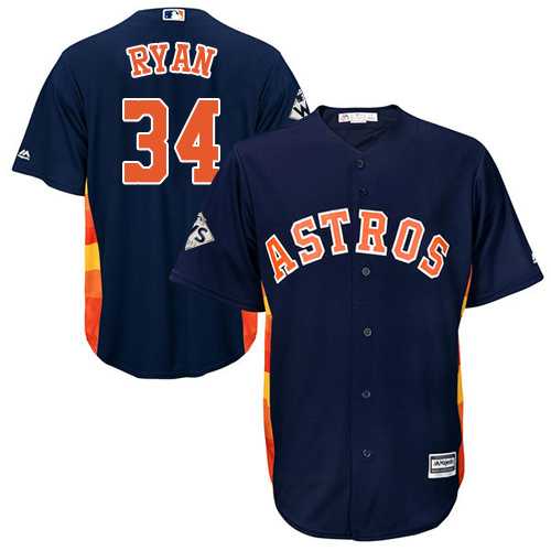 Youth Houston Astros #34 Nolan Ryan Navy Blue Cool Base 2017 World Series Bound Stitched MLB Jersey Youth Houston Astros #34 Nolan Ryan Navy Blue Cool Base 2017 World Series Bound Stitched MLB Jersey