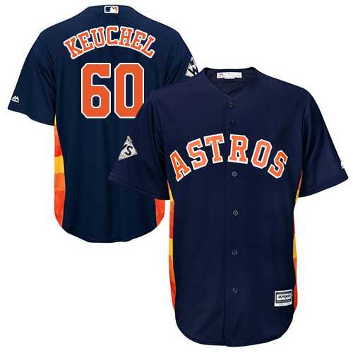 Youth Houston Astros #60 Dallas Keuchel Navy Blue Cool Base 2017 World Series Bound Stitched MLB Jersey Youth Houston Astros #60 Dallas Keuchel Navy Blue Cool Base 2017 World Series Bound Stitched MLB Jersey