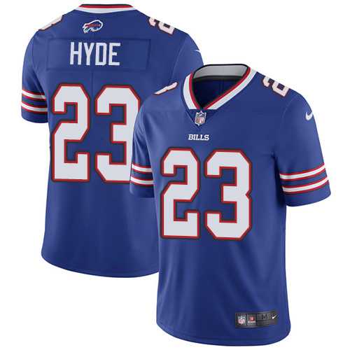 Youth Nike Buffalo Bills #23 Micah Hyde Royal Blue Team Color Stitched NFL Vapor Untouchable Limited Jersey