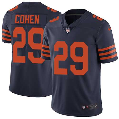 Youth Nike Chicago Bears #29 Tarik Cohen Navy Blue Alternate Stitched NFL Vapor Untouchable Limited Jersey